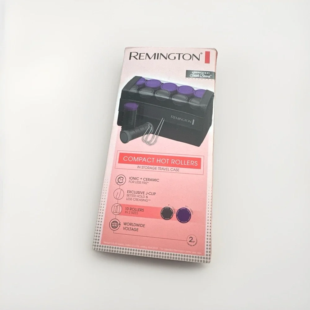 Remington Compact Ceramic Worldwide Voltage Travel Hair Setter Hot Rollers H1015